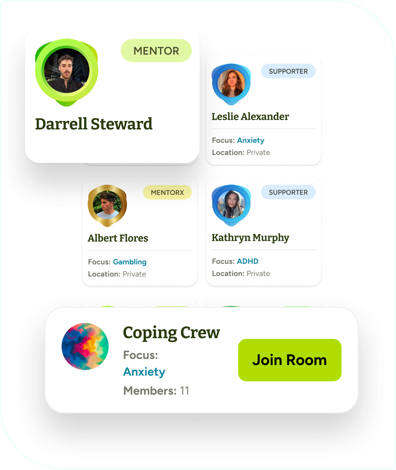 Community cards preview